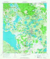 Umatilla Florida Historical topographic map, 1:24000 scale, 7.5 X 7.5 Minute, Year 1965