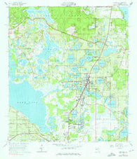 Umatilla Florida Historical topographic map, 1:24000 scale, 7.5 X 7.5 Minute, Year 1965