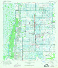 University Park Florida Historical topographic map, 1:24000 scale, 7.5 X 7.5 Minute, Year 1962