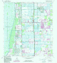 University Park Florida Historical topographic map, 1:24000 scale, 7.5 X 7.5 Minute, Year 1962