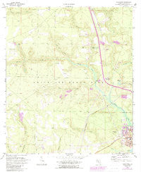 Valparaiso Florida Historical topographic map, 1:24000 scale, 7.5 X 7.5 Minute, Year 1970