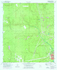 Valparaiso Florida Historical topographic map, 1:24000 scale, 7.5 X 7.5 Minute, Year 1970