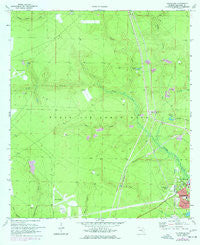 Valparaiso Florida Historical topographic map, 1:24000 scale, 7.5 X 7.5 Minute, Year 1970
