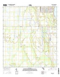 Venus NW Florida Current topographic map, 1:24000 scale, 7.5 X 7.5 Minute, Year 2015