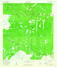 Verna Florida Historical topographic map, 1:24000 scale, 7.5 X 7.5 Minute, Year 1944