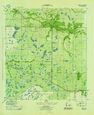 Verna Florida Historical topographic map, 1:31680 scale, 7.5 X 7.5 Minute, Year 1944