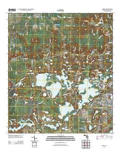Vernon Florida Historical topographic map, 1:24000 scale, 7.5 X 7.5 Minute, Year 2012