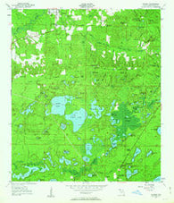 Vernon Florida Historical topographic map, 1:24000 scale, 7.5 X 7.5 Minute, Year 1950