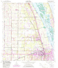 Vero Beach Florida Historical topographic map, 1:24000 scale, 7.5 X 7.5 Minute, Year 1949