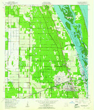 Vero Beach Florida Historical topographic map, 1:24000 scale, 7.5 X 7.5 Minute, Year 1949