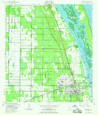 Vero Beach Florida Historical topographic map, 1:24000 scale, 7.5 X 7.5 Minute, Year 1949