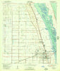 Vero Beach Florida Historical topographic map, 1:24000 scale, 7.5 X 7.5 Minute, Year 1950