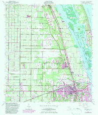 Vero Beach Florida Historical topographic map, 1:24000 scale, 7.5 X 7.5 Minute, Year 1949