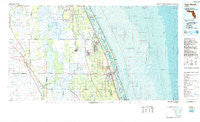Vero Beach Florida Historical topographic map, 1:100000 scale, 30 X 60 Minute, Year 1985