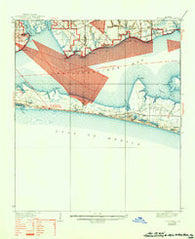 Villa Tasso Florida Historical topographic map, 1:62500 scale, 15 X 15 Minute, Year 1938