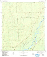 Vista Florida Historical topographic map, 1:24000 scale, 7.5 X 7.5 Minute, Year 1954