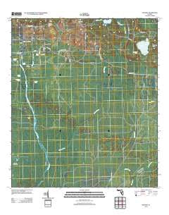 Wacissa Florida Historical topographic map, 1:24000 scale, 7.5 X 7.5 Minute, Year 2012