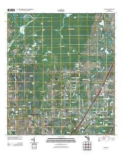 Wahoo Florida Historical topographic map, 1:24000 scale, 7.5 X 7.5 Minute, Year 2012
