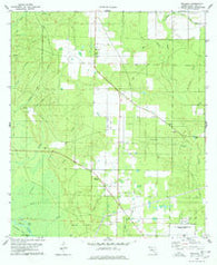 Wallace Florida Historical topographic map, 1:24000 scale, 7.5 X 7.5 Minute, Year 1978