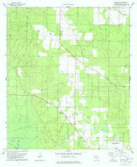 Wallace Florida Historical topographic map, 1:24000 scale, 7.5 X 7.5 Minute, Year 1978