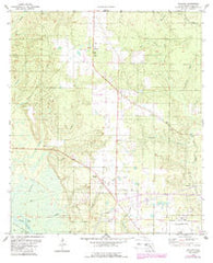 Wallace Florida Historical topographic map, 1:24000 scale, 7.5 X 7.5 Minute, Year 1978