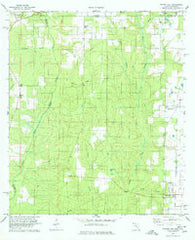 Walnut Hill Florida Historical topographic map, 1:24000 scale, 7.5 X 7.5 Minute, Year 1978