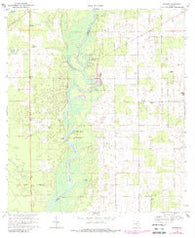 Wannee Florida Historical topographic map, 1:24000 scale, 7.5 X 7.5 Minute, Year 1968