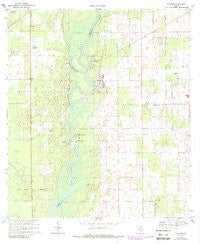 Wannee Florida Historical topographic map, 1:24000 scale, 7.5 X 7.5 Minute, Year 1968