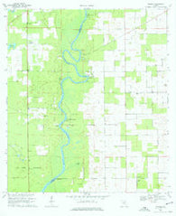 Wannee Florida Historical topographic map, 1:24000 scale, 7.5 X 7.5 Minute, Year 1968