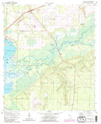Ward Basin Florida Historical topographic map, 1:24000 scale, 7.5 X 7.5 Minute, Year 1970