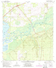 Ward Basin Florida Historical topographic map, 1:24000 scale, 7.5 X 7.5 Minute, Year 1970