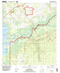 Ward Basin Florida Historical topographic map, 1:24000 scale, 7.5 X 7.5 Minute, Year 1994