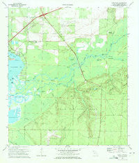 Ward Basin Florida Historical topographic map, 1:24000 scale, 7.5 X 7.5 Minute, Year 1970