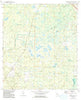 Warrior Swamp Florida Historical topographic map, 1:24000 scale, 7.5 X 7.5 Minute, Year 1954