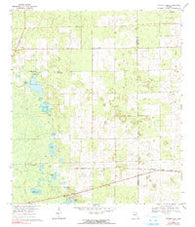 Waters Lake Florida Historical topographic map, 1:24000 scale, 7.5 X 7.5 Minute, Year 1968