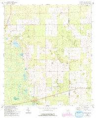 Waters Lake Florida Historical topographic map, 1:24000 scale, 7.5 X 7.5 Minute, Year 1968