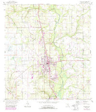 Wauchula Florida Historical topographic map, 1:24000 scale, 7.5 X 7.5 Minute, Year 1955