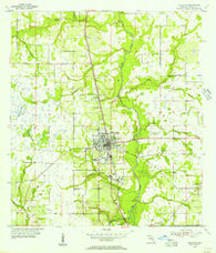 Wauchula Florida Historical topographic map, 1:24000 scale, 7.5 X 7.5 Minute, Year 1955