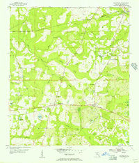 Waukeenah Florida Historical topographic map, 1:24000 scale, 7.5 X 7.5 Minute, Year 1955