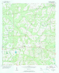 Waukeenah Florida Historical topographic map, 1:24000 scale, 7.5 X 7.5 Minute, Year 1955