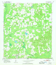 Wausau Florida Historical topographic map, 1:24000 scale, 7.5 X 7.5 Minute, Year 1950