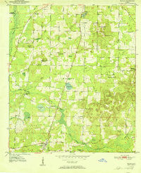 Wausau Florida Historical topographic map, 1:24000 scale, 7.5 X 7.5 Minute, Year 1951