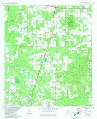 Wausau Florida Historical topographic map, 1:24000 scale, 7.5 X 7.5 Minute, Year 1982