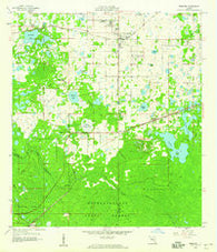 Webster Florida Historical topographic map, 1:24000 scale, 7.5 X 7.5 Minute, Year 1958