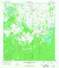 Webster Florida Historical topographic map, 1:24000 scale, 7.5 X 7.5 Minute, Year 1958