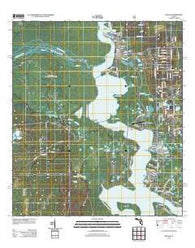 Welaka Florida Historical topographic map, 1:24000 scale, 7.5 X 7.5 Minute, Year 2012