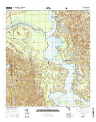 Welaka Florida Current topographic map, 1:24000 scale, 7.5 X 7.5 Minute, Year 2015