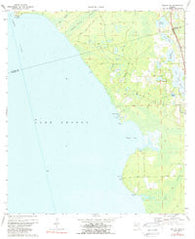 Welaka SE Florida Historical topographic map, 1:24000 scale, 7.5 X 7.5 Minute, Year 1970