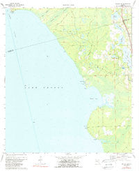 Welaka SE Florida Historical topographic map, 1:24000 scale, 7.5 X 7.5 Minute, Year 1970