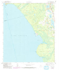 Welaka SE Florida Historical topographic map, 1:24000 scale, 7.5 X 7.5 Minute, Year 1970